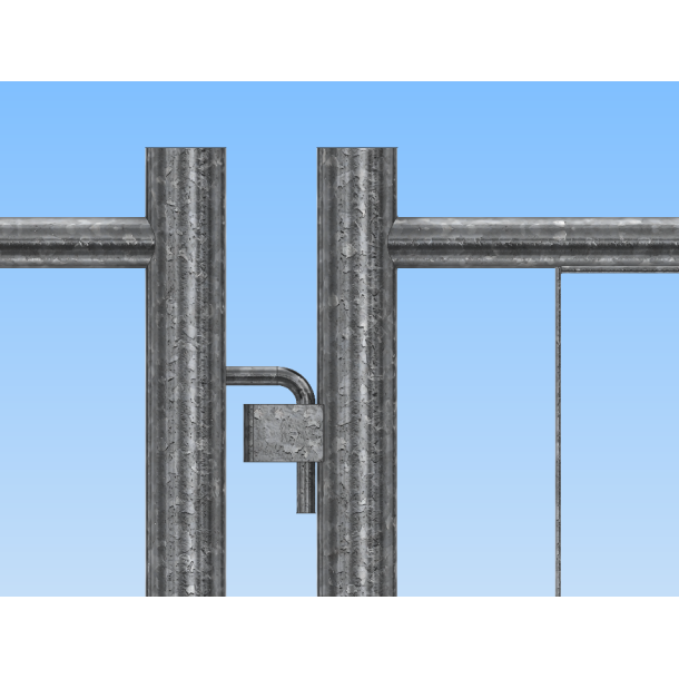 Mobile fence | 'Standard' | height: 2,00 m | Element with hooks and eyeswidth: 3,50 m